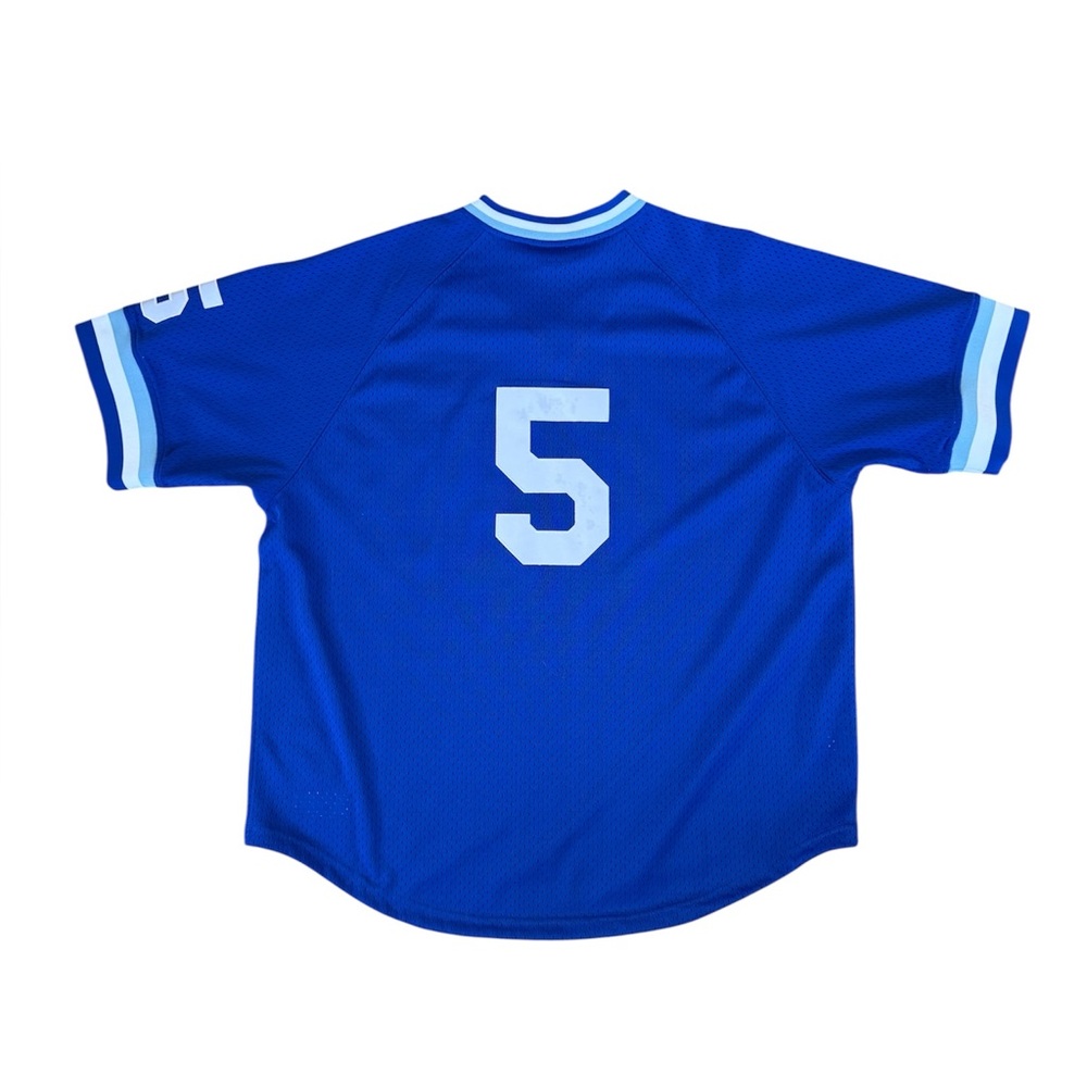 Mitchell & Ness Bo Jackson Jersey 1989 Kansas City Royals #5 Blue Mens Size XXL - Picture 2 of 12